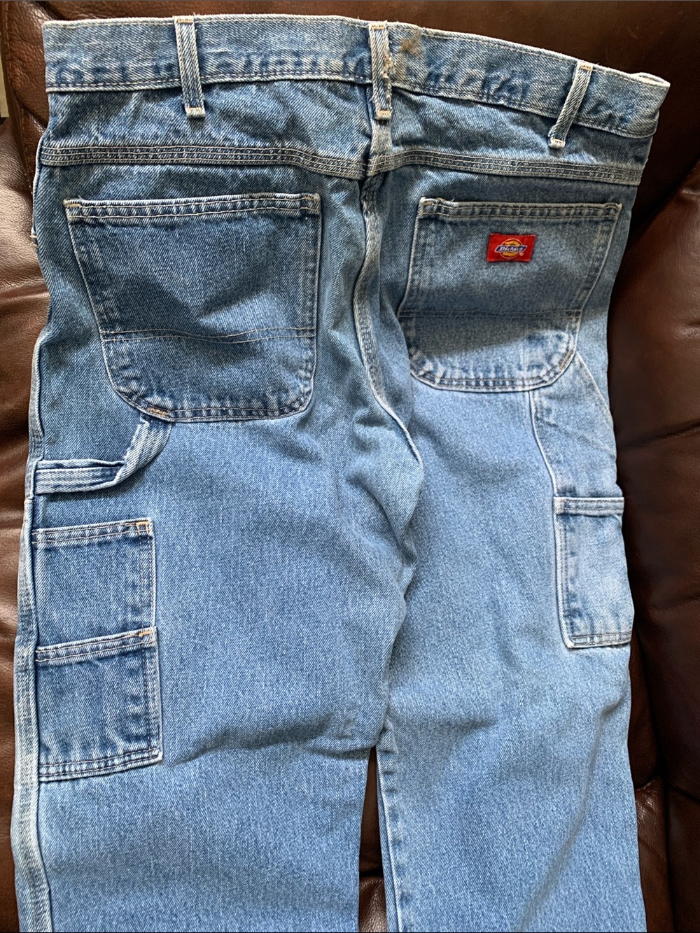 Rare Dickies Relaxed Carpenter Jeans with Patch Logo double knee 34x32